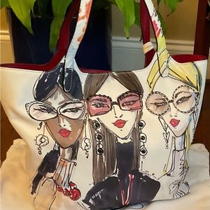 BRIGHTON MANHATTAN SOFT LEATHER TOTE FASHIONISTA COLLECTION - PERFECT CONDITION